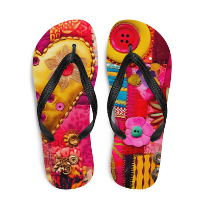 Corral Frabic Flip-Flops