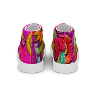 Corral Womens high top canvas shoes - Thumbnail 2