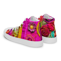 Corral Womens high top canvas shoes - Thumbnail 3