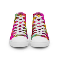 Corral Womens high top canvas shoes - Thumbnail 5