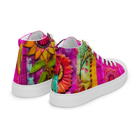 Corral Womens high top canvas shoes - Thumbnail 7
