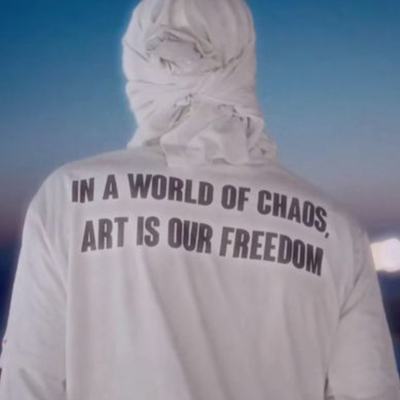 Free shipping-in the world of chaos art is our freedom tee