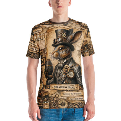 Rabbit manic men's t-shirt