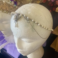 Elizabeta Pearl Headdress— Dracula A Love Tale - Thumbnail 1