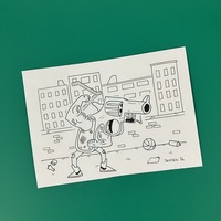Jacked Gunman Original Illustration - Thumbnail 1