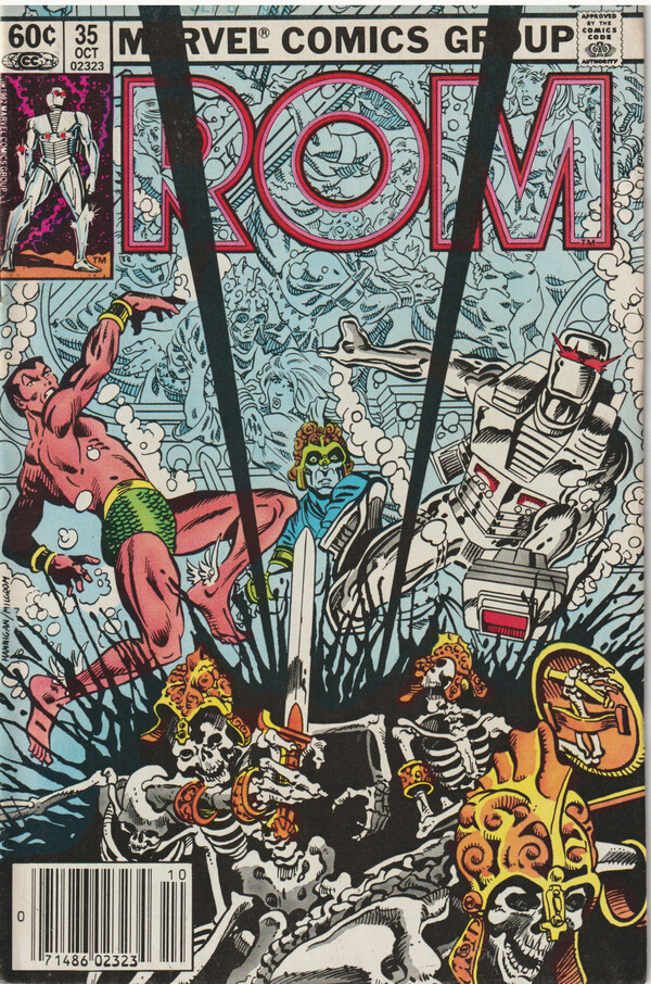 Marvel Comics Rom set of three comics (1982-84) Nos. 35, 37 and 53