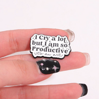 I CRY A LOT BUT I AM SO PRODUCTIVE PIN - Thumbnail 1