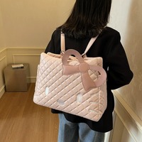 Big Kitty Cat Tote Bag Backpack - Thumbnail 6