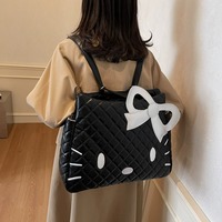 Big Kitty Cat Tote Bag Backpack - Thumbnail 4