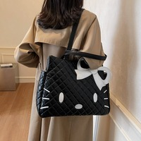 Big Kitty Cat Tote Bag Backpack - Thumbnail 5