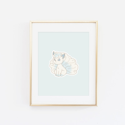 Snowy print