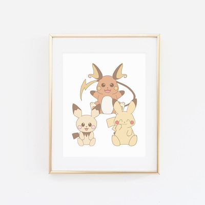 Pika pikas print