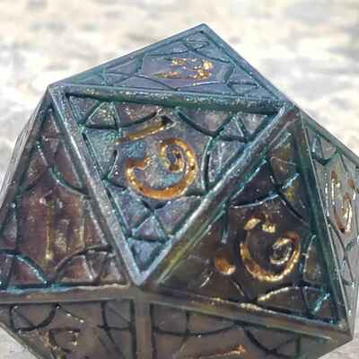 Dark forest stained glass set