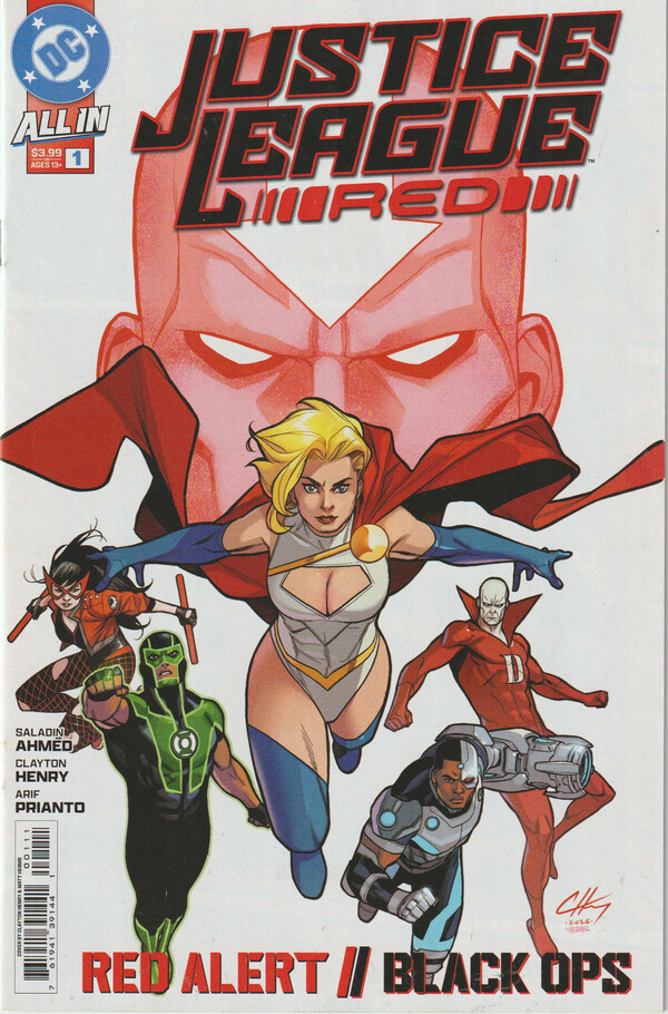 DC Comics Justice League: Red complete set 1-6 2025 DC KO tie-in series