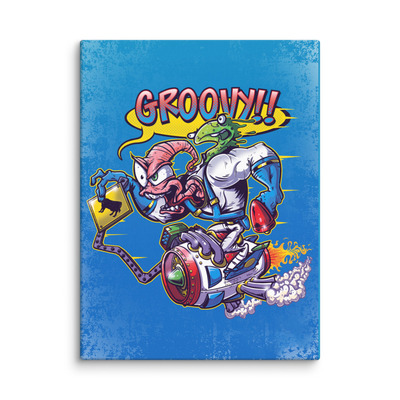 Groovy Fink  -  Canvas print copy