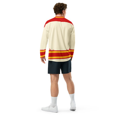 Fire chomper hockey fan jersey