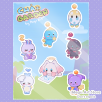 Chao sticker sheet - Thumbnail 1