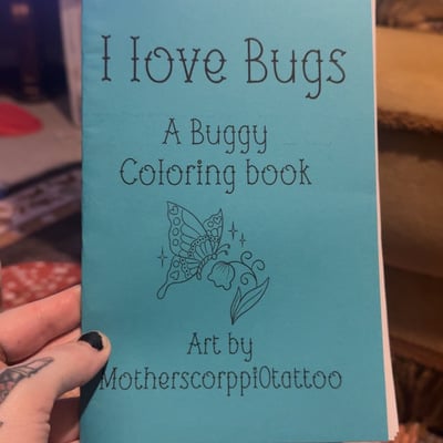 I love bugs coloring book 