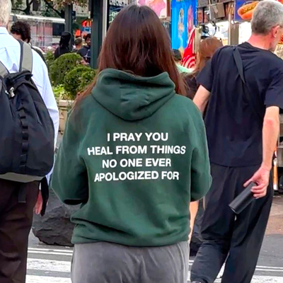 Free shipping-"i pray you heal from things" hoodie