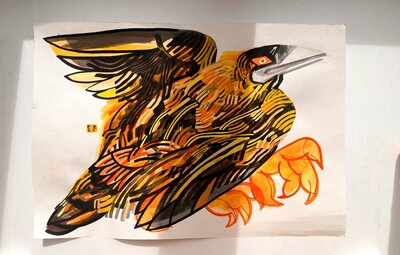"FIREBIRD" Original Painting