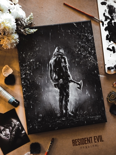 Original Painting - Resident Evil Requiem 