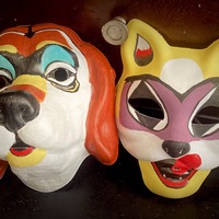 Vintage Style Cat Mask-Breakfast At Tiffanys-Holly Golightly- Cat Mask Replica-Custom - Thumbnail 1