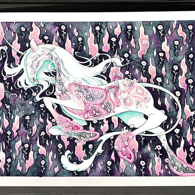 Watercolour original: rare and unfair