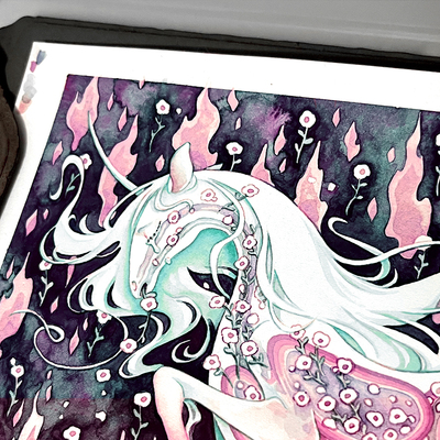 Watercolour original: rare and unfair