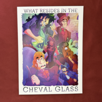 What Resides in the Cheval Glass Collage Print - Thumbnail 3