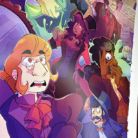What Resides in the Cheval Glass Collage Print - Thumbnail 1