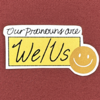 We/Us Pronouns Sticker - Thumbnail 1