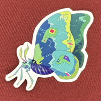 Cyber Moth Sticker - Thumbnail 1