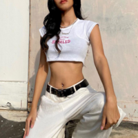 A LITTLE BIT SPOILED CROP TOP - Thumbnail 3