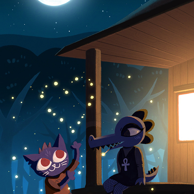 Nitw - maebea fireflies on the porch print