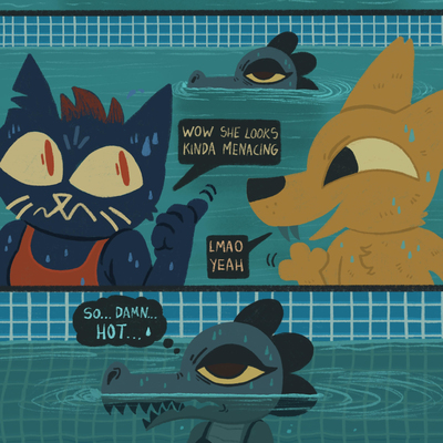 Nitw - menacing bea print
