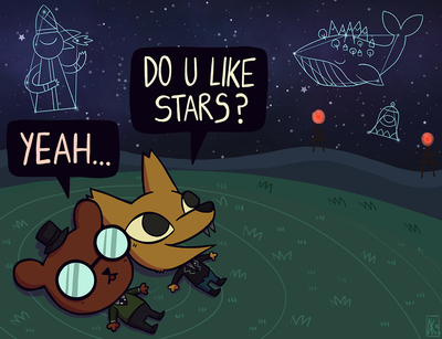 NITW - Angus and Gregg stars print