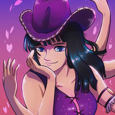 One piece - nico robin print