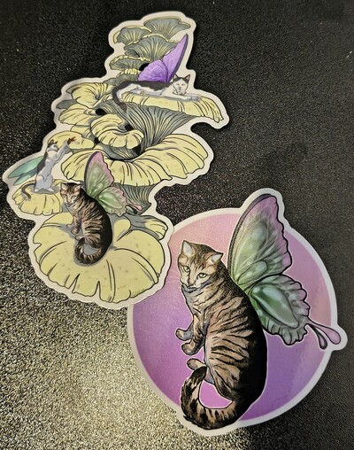 Fairy Kitty sticker set
