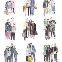 Custom portrait in A6, A5 & A4 sizes - Thumbnail 2