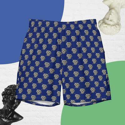 Flip side swim trunks