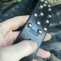 1.75" wide Chaotic Medium Dome-studs Belt - Thumbnail 9