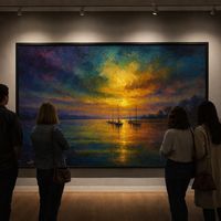 Sunset Sailboat Wall Art Print - Thumbnail 4