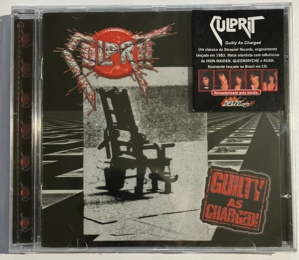 CULPRIT - Guilty As Charged (New Remastered Import CD from Brazil