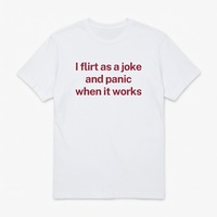 Free Shipping-"I FLIRT AS A JOKE" TEE - Thumbnail 1