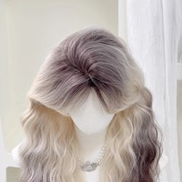 Siamese Cat Gradient Curly Wig  - Thumbnail 5
