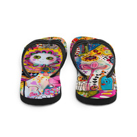 Betty Buzz Frabic Flip-Flops - Thumbnail 2