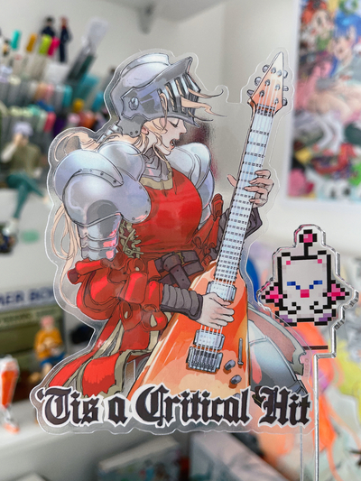 'Tis a Critical Hit! transparent sticker