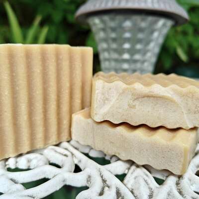 Fragrance free sheep milk bar soap