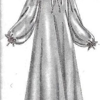 Elisabeta Nightgown Custom To Order - Thumbnail 1