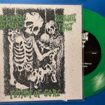 Pulmonary fibrosis / repulsive feast – fetish of gore (7 inch) - Thumbnail 3